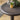 Quatropi Modern Round Side Table Nightstand Bedside Sofa Table Grey Oak 50cm