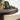 Quatropi Modern Round Side Table Nightstand Bedside Sofa Table Grey Oak 50cm
