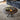 Quatropi Modern Round Wooden Coffee Table Dark Oak Wood Veneer 90cm