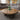 Quatropi Modern Round Wooden Coffee Table Dark Recliamed Oak 130cm