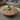 Quatropi Modern Round Wooden Coffee Table Dark Recliamed Oak 130cm