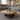Quatropi Modern Round Wooden Coffee Table Dark Recliamed Oak 130cm