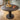Quatropi Modern Round Wooden Kitchen Dining Room Table Grey Oak Wash 115cm