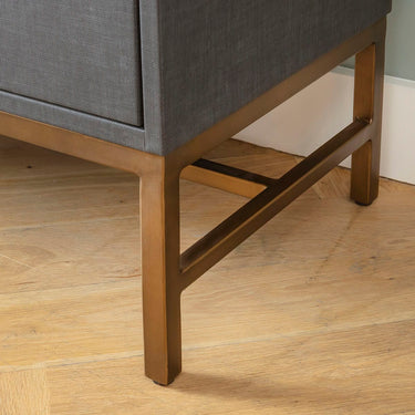 Quatropi Modern Sideboard Buffet Cabinet with Drawers Grey PU 175cm