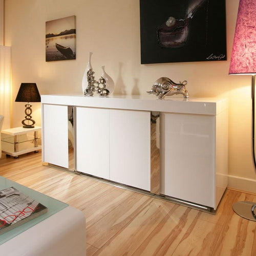 Modern Sideboard / Cabinet / Buffet in White High Gloss 2.0mtr 912M