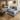 Quatropi Modern Small 3 Seat Modular U Shape Corner Sofa Couch Chaise Blue