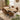 Quatropi Modern Solid Natural Wood 6 Seater Dining Set Oval Tan Leather 200cm