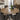Quatropi Modern Solid Stained Wooden 6 Chair Seater Round Dining Set Grey 140cm