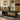 Quatropi Modern Solid Wood Parquet Herringbone Sideboard Buffet Cabinet 190cm