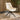 Quatropi Modern Swivel Genuine Leather Kitchen Dining Room Chair Cream