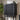 Quatropi Modern Tall Drinks Cabinet Unit Sideboard Fluted Black Oak 104x162cm