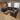 Quatropi Modern U-Shape Corner Sofa Black Leather 8 Seater Cinema Settee