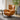 Quatropi Modern Wing Back Electric Powered Recliner Armchair Orange Leather