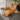 Quatropi Modern Wing Back Electric Powered Recliner Armchair Orange Leather