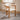 Quatropi Modern Wooden Kitchen Dining Room Chair Natural Oak Cream Boucle Fabric
