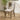 Quatropi Modern Wooden Kitchen Dining Room Chair Padded Cushioned Cream Fabric