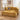 Quatropi Modular 2 Seater Modern Sectional Sofa Couch Yellow Fabric with 2 Footstools Sofabed