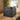 Quatropi Modular 2 Seater Small Modern Sectional Sofa Couch Black Fabric