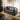 Quatropi Modular 2 Seater Small Modern Sectional Sofa Couch Black Fabric