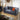 Quatropi Modular 2 Seater Small Modern Sectional Sofa Couch Blue Fabric