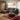 Quatropi Modular 3 Seater Modern Sofa Chaise Couch Footstool Black Fabric