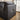 Quatropi Modular 3 Seater Modern Sofa Chaise Couch Footstool Black Fabric