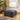 Quatropi Modular 3 Seater Modern Sofa Chaise Couch Footstool Black Fabric