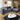Quatropi Modular 3 Seater Modern Sofa Chaise Couch Footstool Blue Fabric