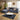 Quatropi Modular 3 Seater Modern Sofa Chaise Couch Footstool Blue Fabric