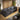 Quatropi Modular 3 Seater Small Modern Sofa Couch Sectional Black Fabric