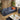 Quatropi Modular 3 Seater Small Modern Sofa Couch Sectional Blue Fabric