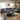 Quatropi Modular Corner Sofa 6 Seater Modern L Shape Couch Set Blue Fabric