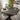 Quatropi Moon Round Glass 6 Seater Dining Table Grey Oak Wash 150cm