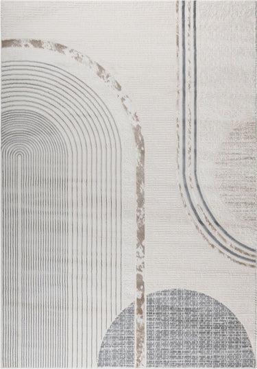 Quatropi Mystique Medium Rug Beige / Cream / Brown / Dark Brown 160 X 230cm