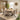 Quatropi Nova 6 Chair Natural Round Solid Wooden Dining Set Mink