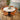 Quatropi Oscar & Venusia Modern 6 Seater Round Dining Set Orange & White Ceramic
