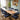 Quatropi Oscar & Zelda Large 8 Seater Extendable Dining Set Rustic Blue Ceramic