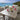 Quatropi Outdoor 6 Seater Tall High Table & Stool Garden Bar Set Beige Aluminium
