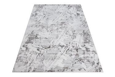 Quatropi Pearl Large Rug White / Silver / Light Grey 200 X 290cm