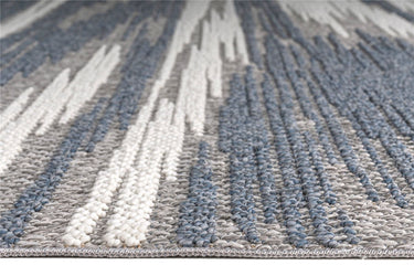 Quatropi Phoenix Large Rug Blue / White / Cream 200 X 290cm