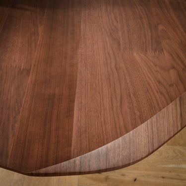 Quatropi Phoenix Large Wooden 8 Seater Dining Table Walnut & Copper 240x110cm