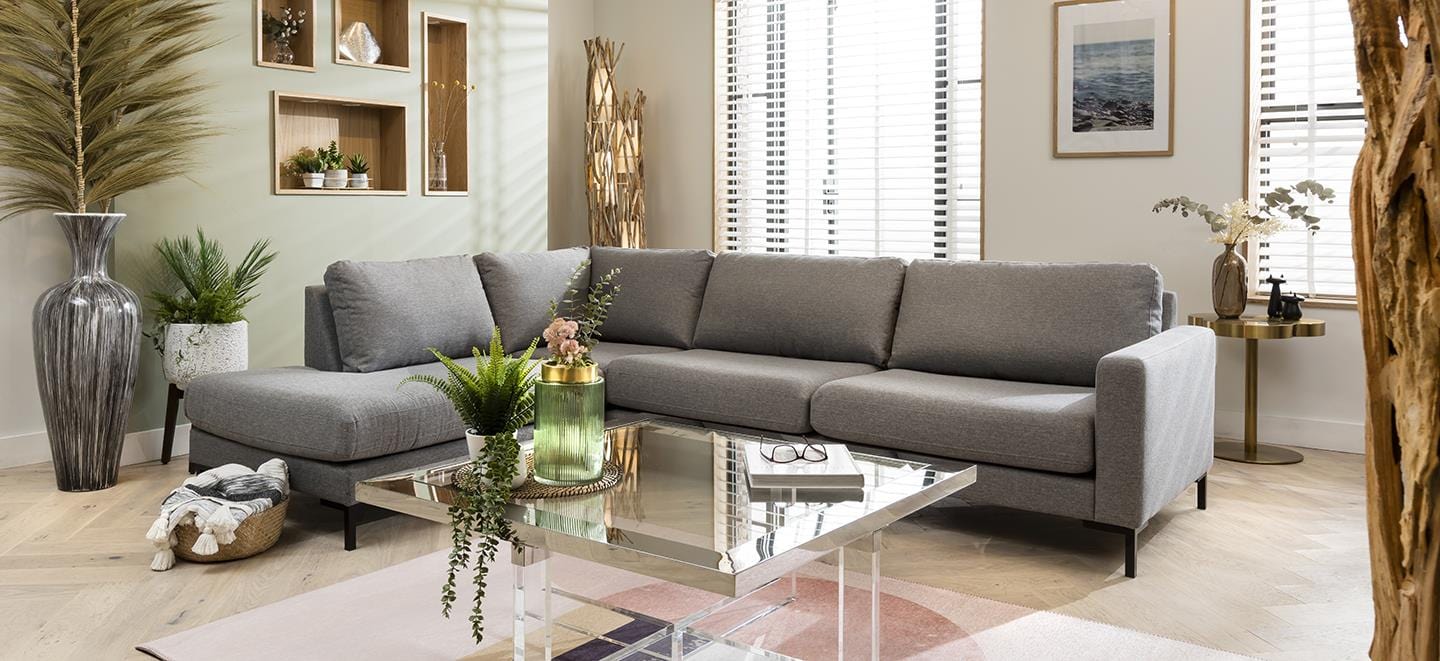 Quatropi Premium Corner Sofa - Modern Left-Hand 4 Seater L-Shape - Choose Your Fabric - 290cm