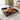 Quatropi Premium Hand-Painted Glossy Large Square Wooden Tray Red & Black 50cm