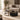 Quatropi Premium Round Nest of Tables Coffee Table Black Oak Brass Metal