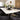 Quatropi Quatropi Carver Dining Chair Set of 2 Dark Grey Fabric & Black Legs Swivel Base
