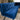 Quatropi Quatropi Corner Bench Dining Table Set Blue Velvet - 7 Seater Modern Grey Glass (Left)