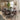 Quatropi Quatropi Designer 6 Seater Ceramic Marble Dining Set Grey & Pink Velvet