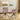 Quatropi Quatropi Designer 6 Seater Ceramic Marble Dining Set Grey & Pink Velvet