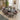 Quatropi Quatropi Designer 6 Seater Ceramic Marble Dining Set Grey & Pink Velvet