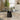 Quatropi Quatropi Designer 6 Seater Ceramic Marble Dining Set Grey Swivel Chairs